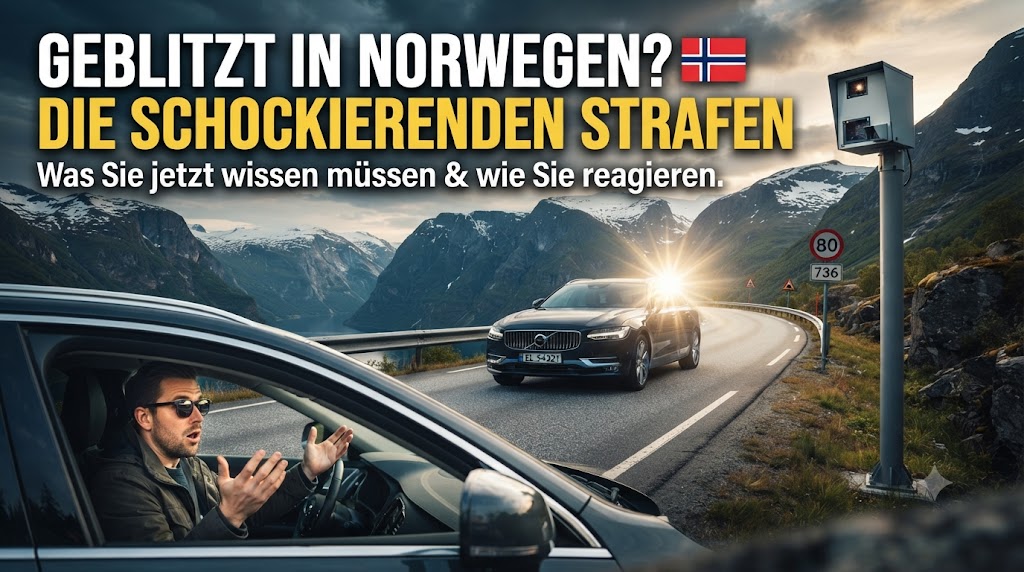 Geblitzt worden in Norwegen Bußgelder & Strafen im Überblick – Eindruck aus Norwegen