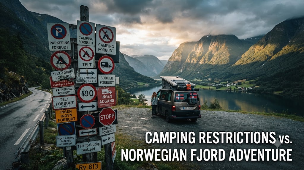 Schilderwald in Norwegen Park- und Übernachtungsverbote richtig deuten – Eindruck aus Norwegen